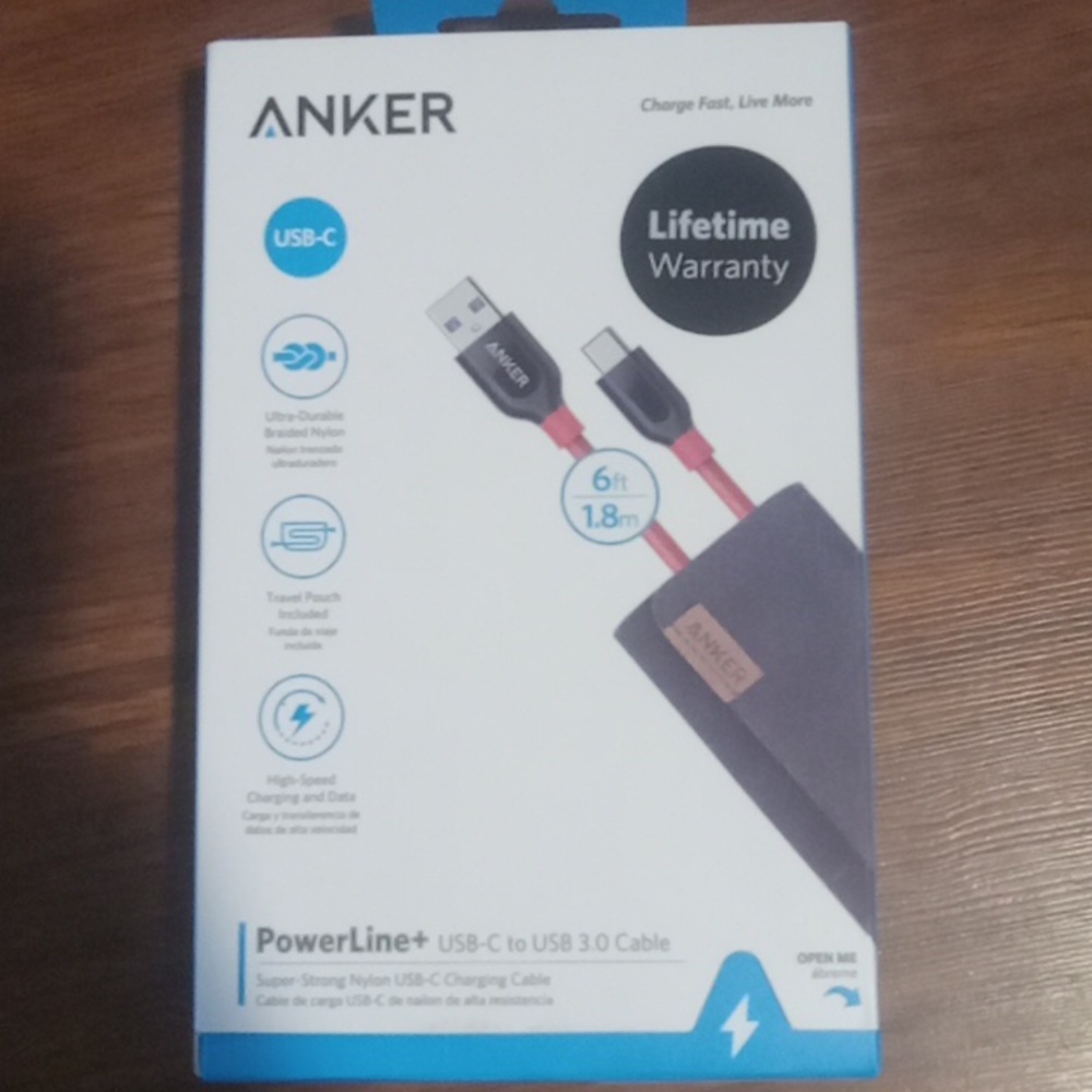 Powerline+ USB-C to USB 3.0 Cable NWT
